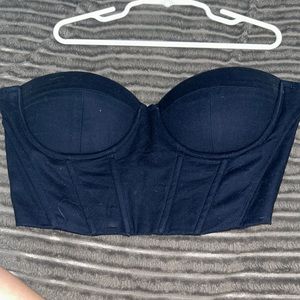 navy corset top